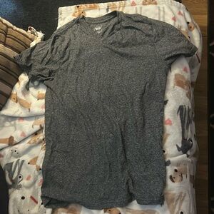 grey v neck